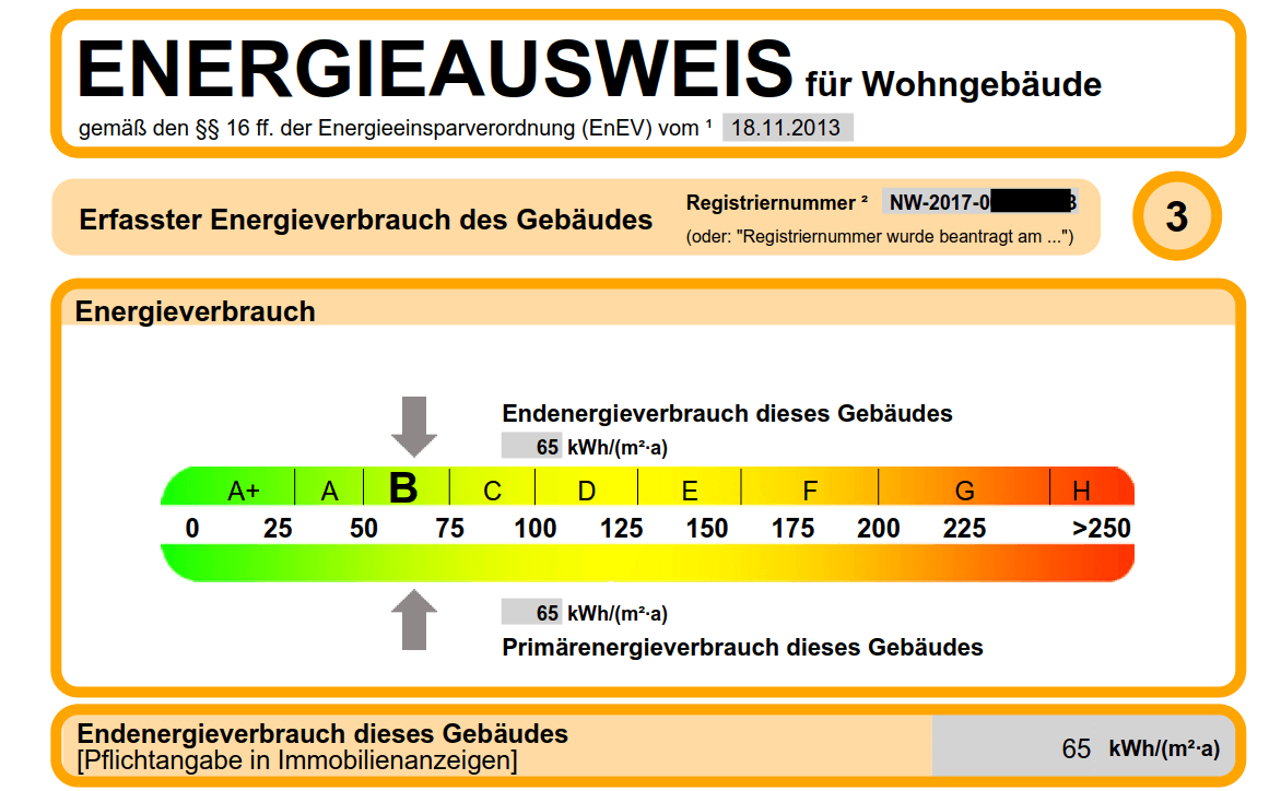 Energieausweis-Muster