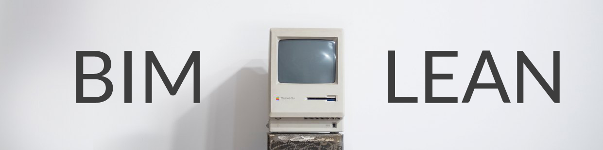 BIM Apple Computer vor einer Wand