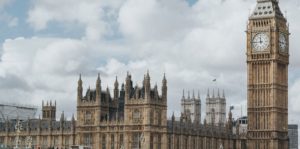 Ansicht Westminster mit Big Ben London